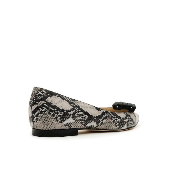 Lady O Faux Snakeskin Ballet Flat - Picture 2 of 3